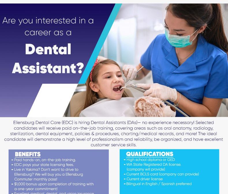 Are you interested in a career as a Dental Assistant?