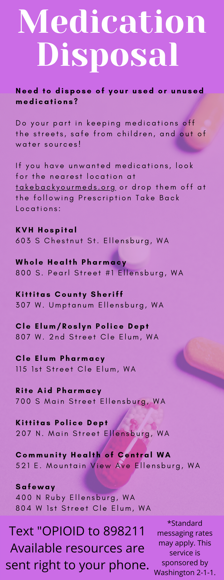 where to drop off medications