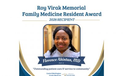 Second Year Resident Dr. Florence Akintan Receives 2026 Roy Virak Memorial Resident Award!